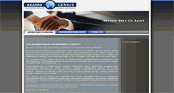 Desktop Screenshot of akannigenius.com